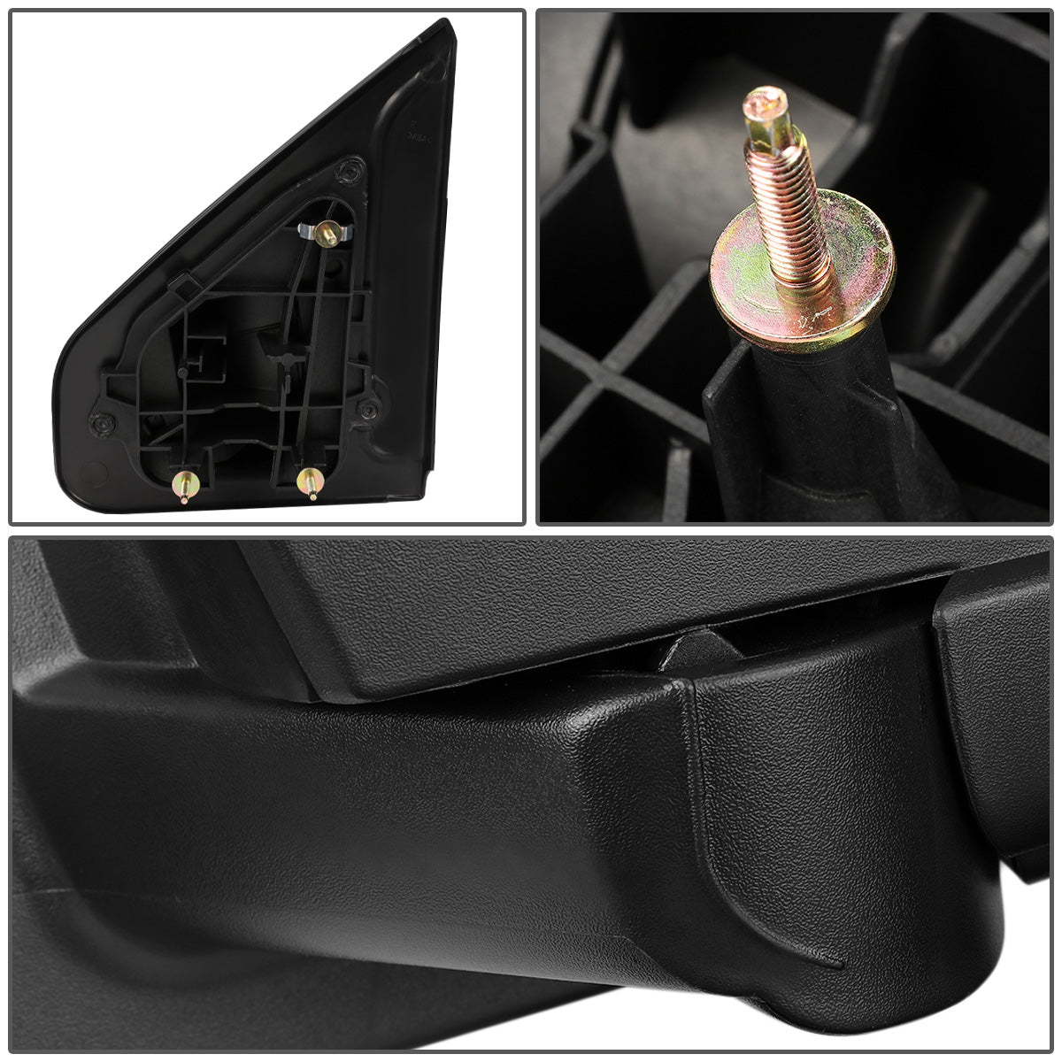 RETROVISORES EXTENDIBLES TOWING MIRROR - 04-14 FORD F-150 - LEFT - MANUAL W/O HEATED W/O SIGNAL - CHROME