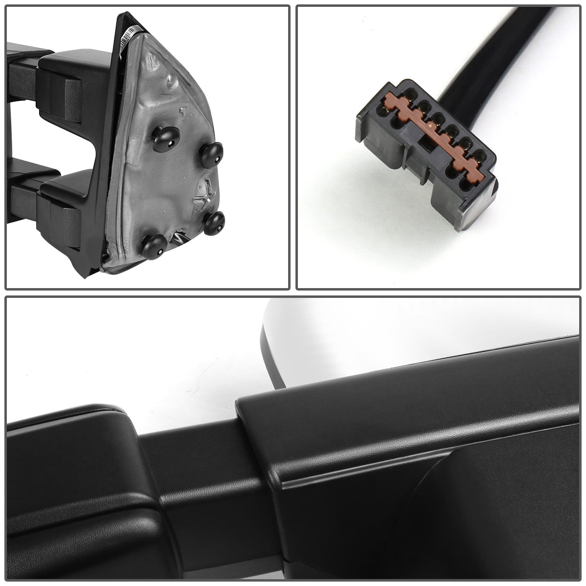 RETROVISORES EXTENDIBLES TOWING MIRROR - 99-07 FORD F-250, F-350, F-450, F-550 - SUPER DUTY - PAIR - POWERED W/ HEATED - LED AMBER SIGNAL - CHROME