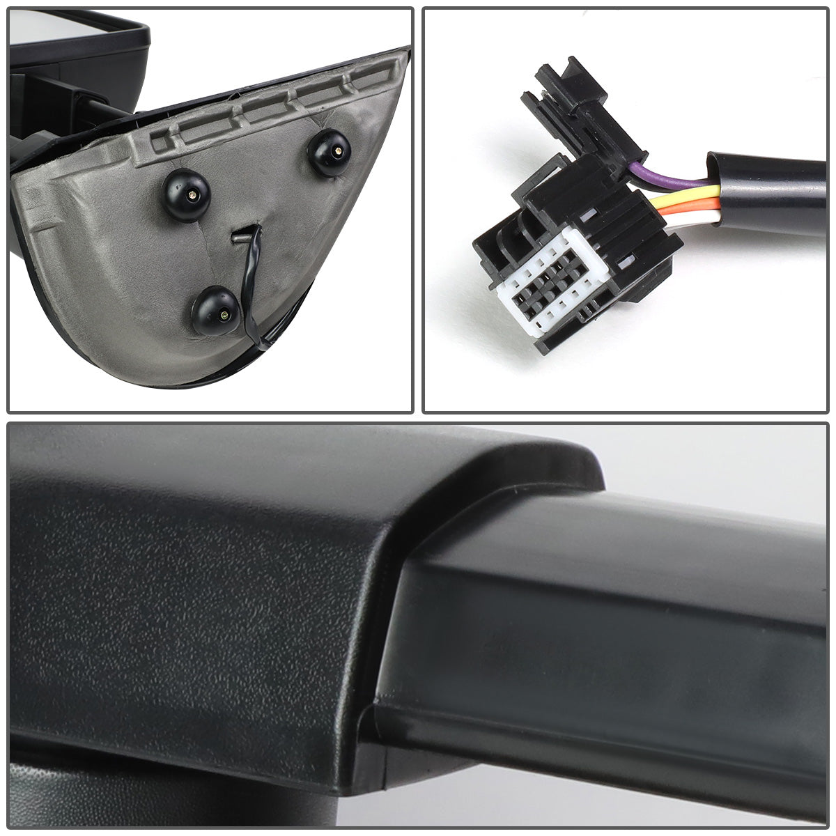 RETROVISORES EXTENDIBLES TOWING MIRROR - 07-13 CHEVY SILVERADO 1500, GMC SIERRA 1500, CHEVY AVALANCHE / 07-14 CHEVY SILVERADO 2500, 3500HD, CHEVY SUBURBAN 1500, 2500, CHEVY TAHOE, GMC SIERRA 2500HD, 3500HD, GMC YUKON XL 1500, 2500, GMC YUKON - PAIR -