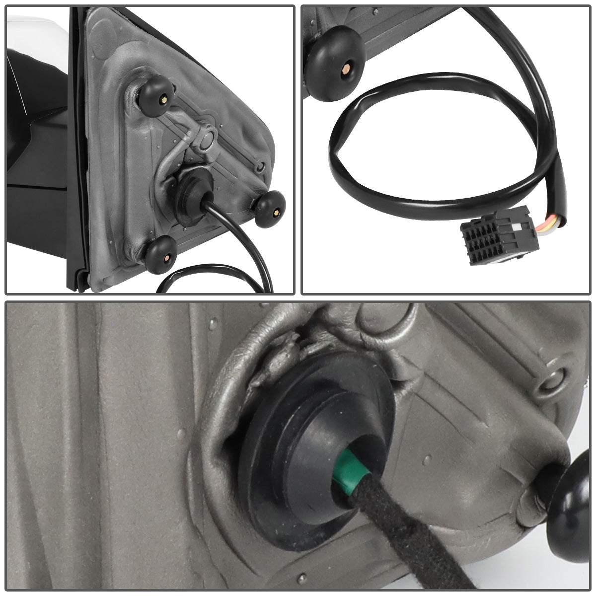 RETROVISORES EXTENDIBLES TOWING MIRROR - 14-18 CHEVY SILVERADO 1500, GMC SIERRA 1500 / 15-18 CHEVY SILVERADO 2500HD, 3500HD, GMC SIERRA 2500HD, 3500HD - LEFT - POWERED W/HEATED - CHROME