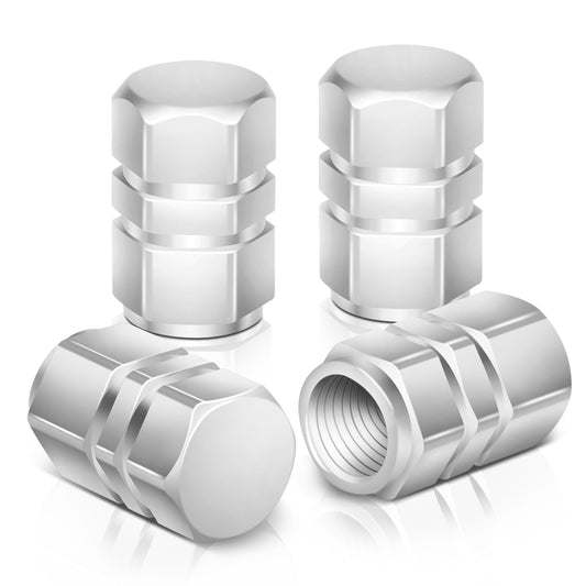 ACCESORIOS 17MM / 1.00" TALL - HEXAGON STYLE - SILVER