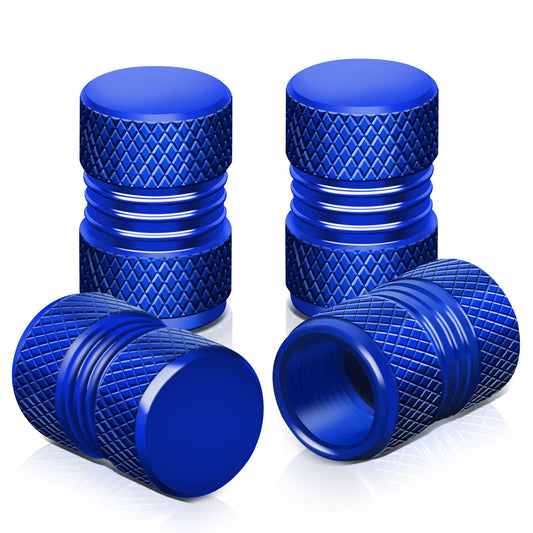 ACCESORIOS 17MM / 1.00" TALL - KNURLED STYLE - BLUE