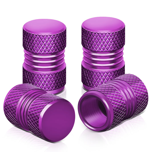 ACCESORIOS 17MM / 1.00" TALL - KNURLED STYLE - PURPLE