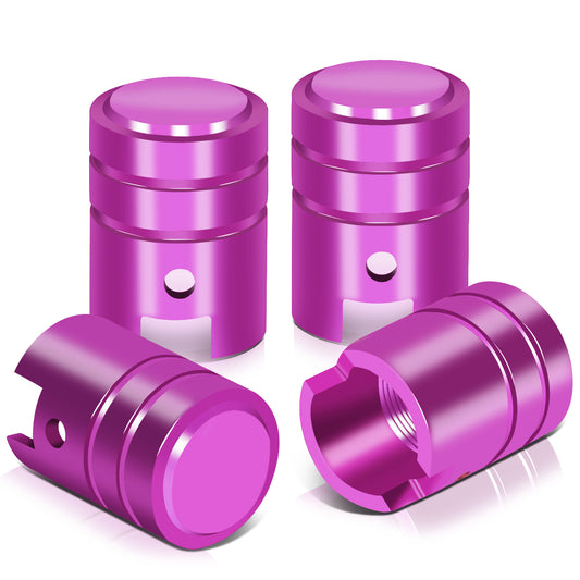 ACCESORIOS 17MM / 1.00" TALL - PISTON STYLE - PURPLE
