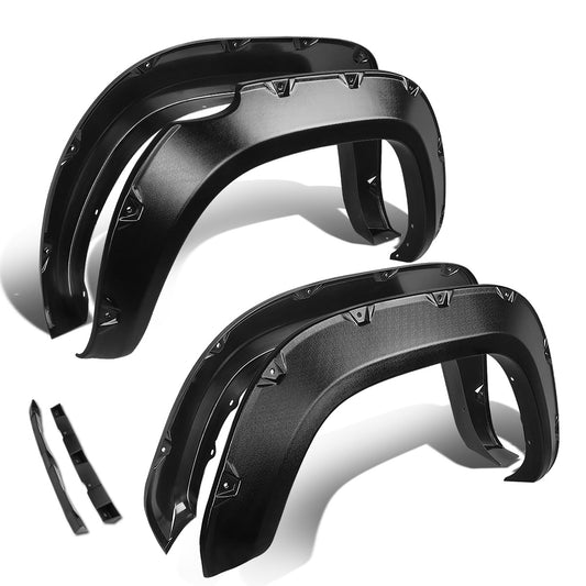 CANTONERAS 16-17 TOYOTA TACOMA - POCKET-RIVETED STYLE - TEXTURED - MATTE BLACK