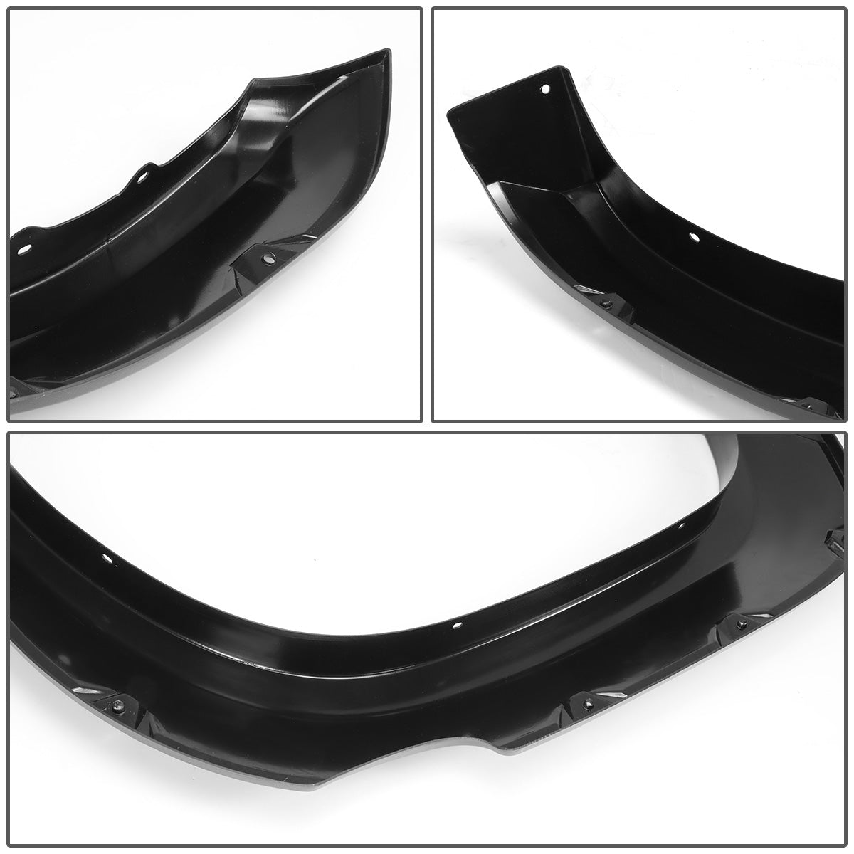 CANTONERAS 16-17 TOYOTA TACOMA - POCKET-RIVETED STYLE - TEXTURED - MATTE BLACK