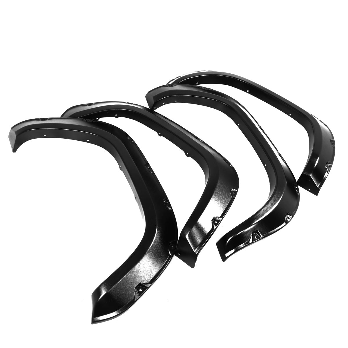 CANTONERAS 16-17 TOYOTA TACOMA - POCKET-RIVETED STYLE - TEXTURED - MATTE BLACK