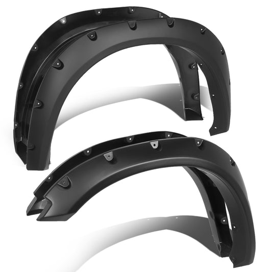 CANTONERAS 09-18 DODGE RAM 1500 - FITS 67", 76", 96" FLEETSIDE BED - POCKET-RIVETED STYLE - TEXTURED - MATTE BLACK