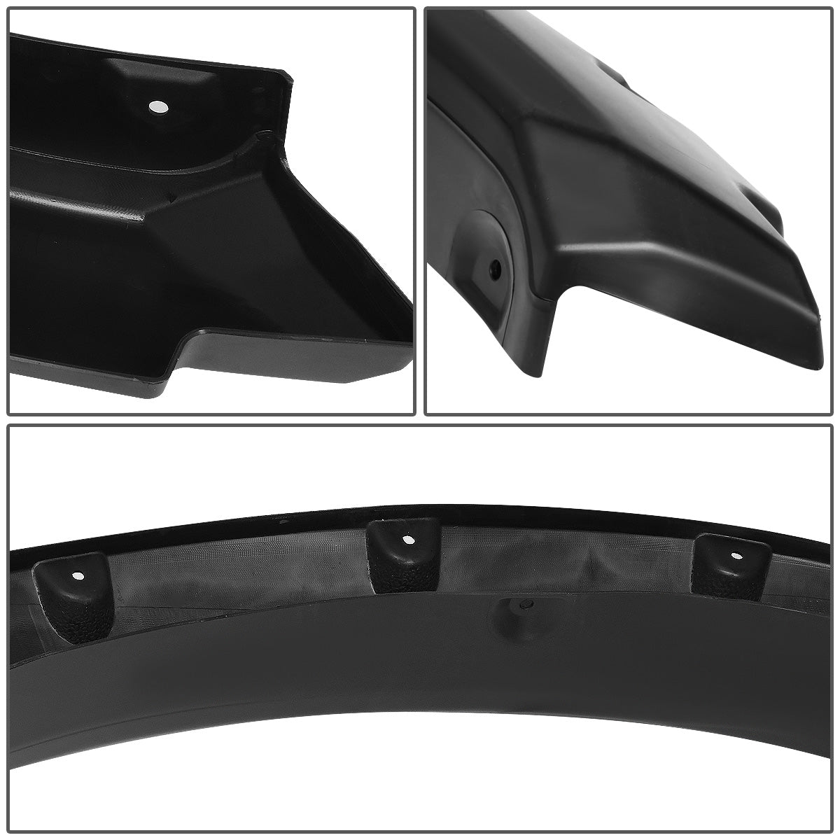 CANTONERAS 09-18 DODGE RAM 1500 - FITS 67", 76", 96" FLEETSIDE BED - POCKET-RIVETED STYLE - TEXTURED - MATTE BLACK