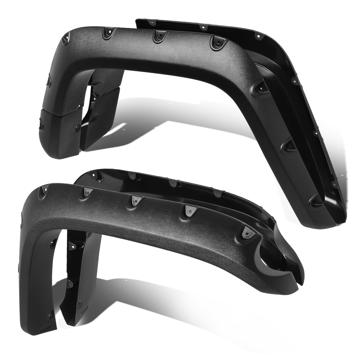 CANTONERAS 07-14 FJ CRUISER - POCKET-RIVETED STYLE - GLOSSY - BLACK