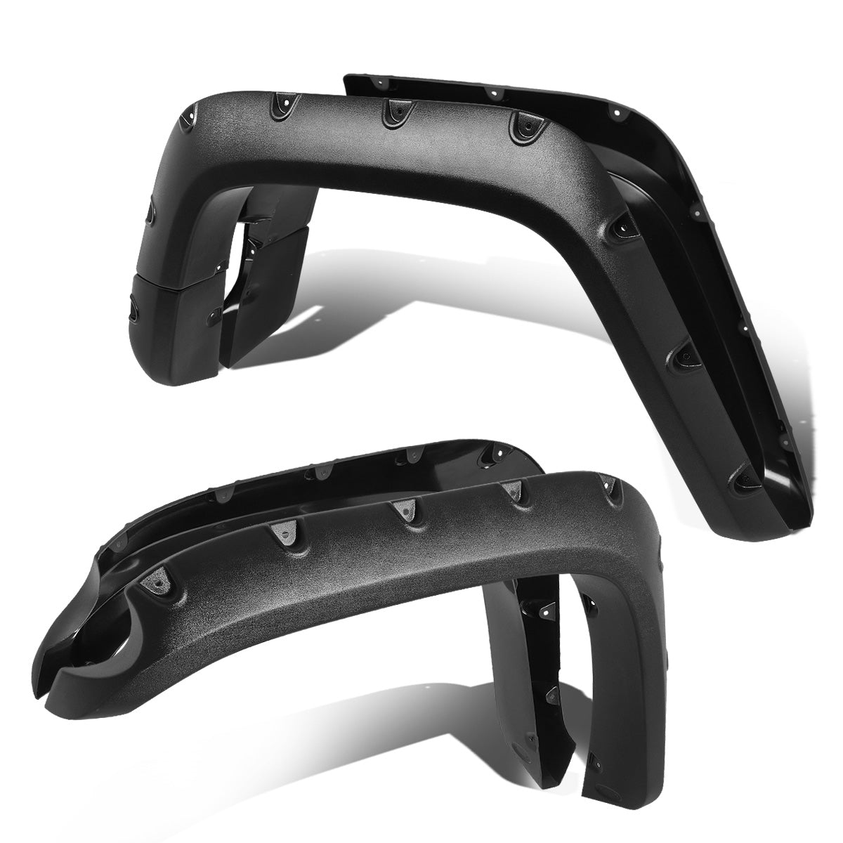CANTONERAS 07-14 FJ CRUISER - POCKET-RIVETED STYLE - GLOSSY - BLACK