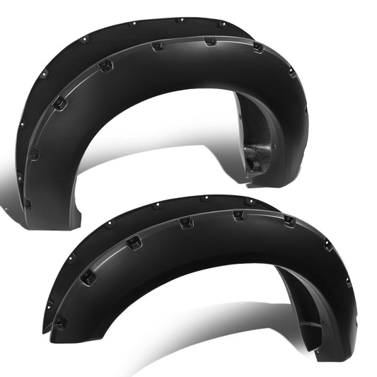 CANTONERAS 11-16 FORD F-250, F-350 SUPER DUTY - FITS 6.8", 8.2" STYLESIDE BED MODELS - WILL NOT FIT DUALLY MODELS - POCKET-RIVETED STYLE - TEXTURED - MATTE BLACK