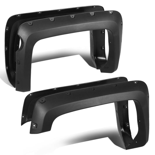 CANTONERAS 14-18 CHEVY SILVERADO 2500HD 3500HD - FITS 5.8FT FLEETSIDE SHORT BED MODELS ONLY - POCKET-RIVETED STYLE - TEXTURED - MATTE BLACK