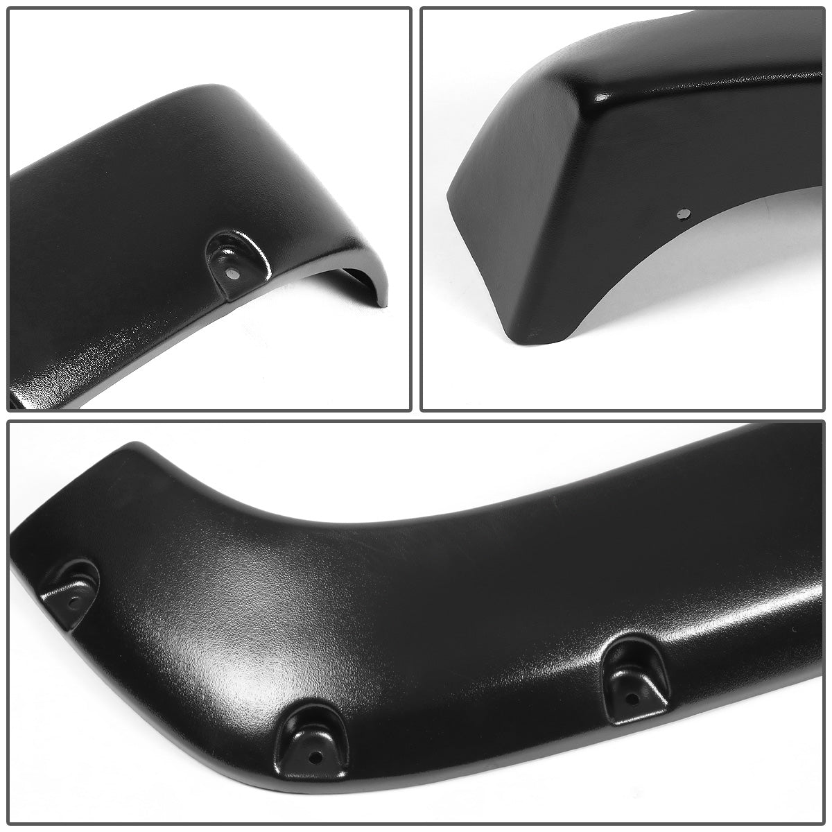 CANTONERAS 92-99 CHEVY C/K 1500 SUBURBAN, GMC YUKON / 95-99 CHEVY TAHOE / 92-94 CHEVY BLAZER / 88-98 CHEVY C/K 1500, 2500, 3500, GMC C/K 1500, 2500, 3500 - FITS FLEETSIDE BED MODELS ONLY - POCKET-RIVETED STYLE - TEXTURED - MATTE BLACK