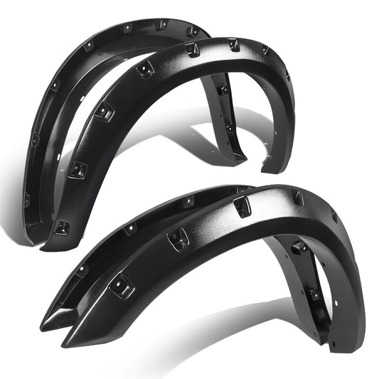 CANTONERAS 09-10 DODGE RAM 1500 / 11-17 DODGE RAM 1500 - DOES NOT FIT SPORT MODELS - POCKET-RIVETED STYLE - TEXTURED - MATTE BLACK