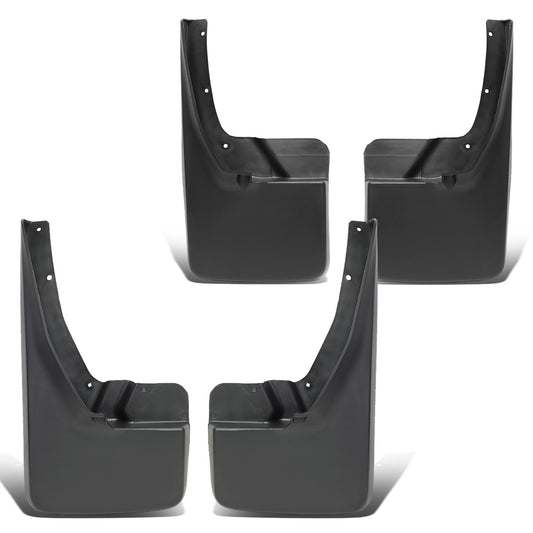 SALPICADERAS MUD GUARD FLAPS - 09-18 DODGE RAM 1500 / 10-18 DODGE RAM 2500, 3500 - 4PCS - MATTE BLACK
