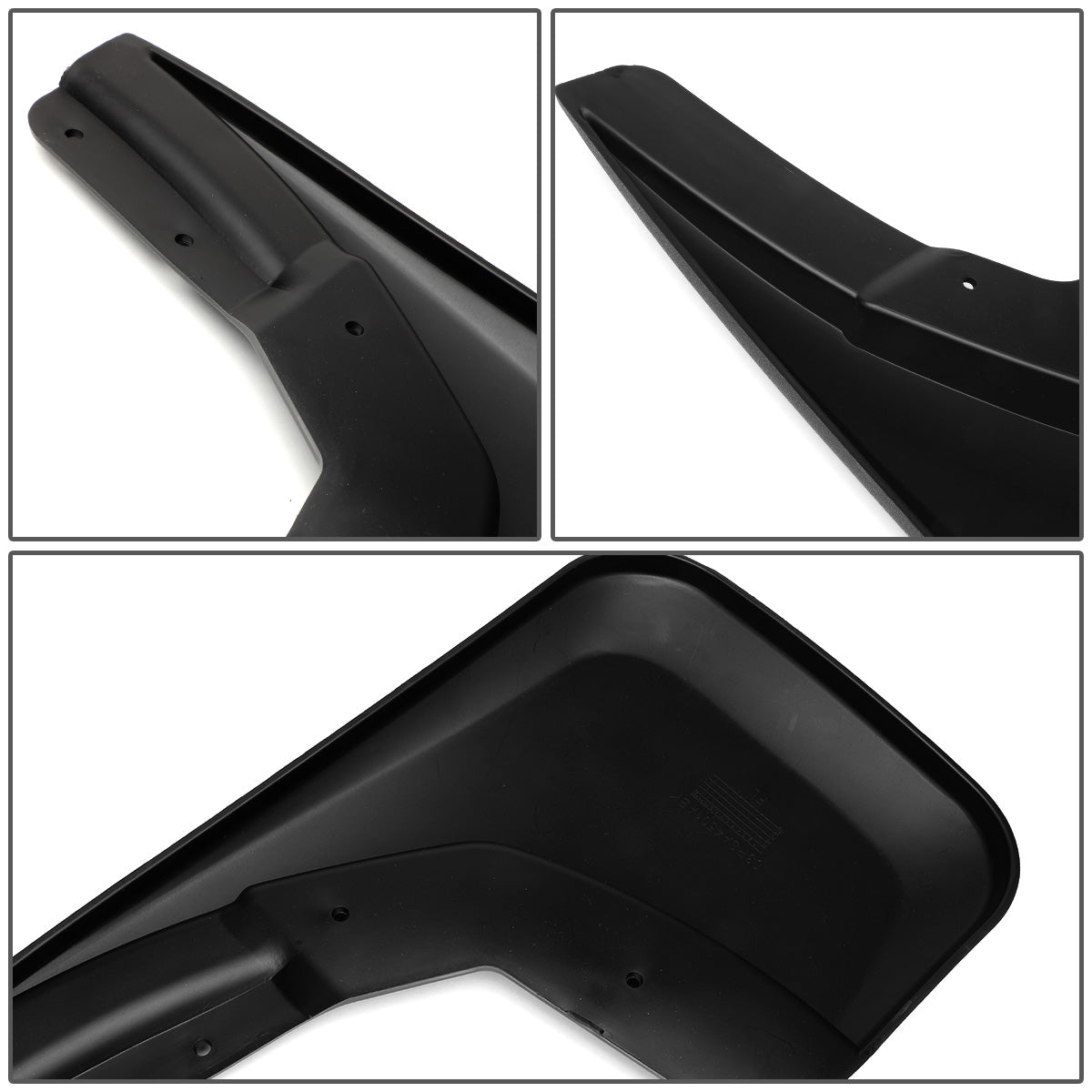 SALPICADERAS MUD GUARD FLAPS - 05-15 TOYOTA TACOMA - 4PCS - MATTE BLACK