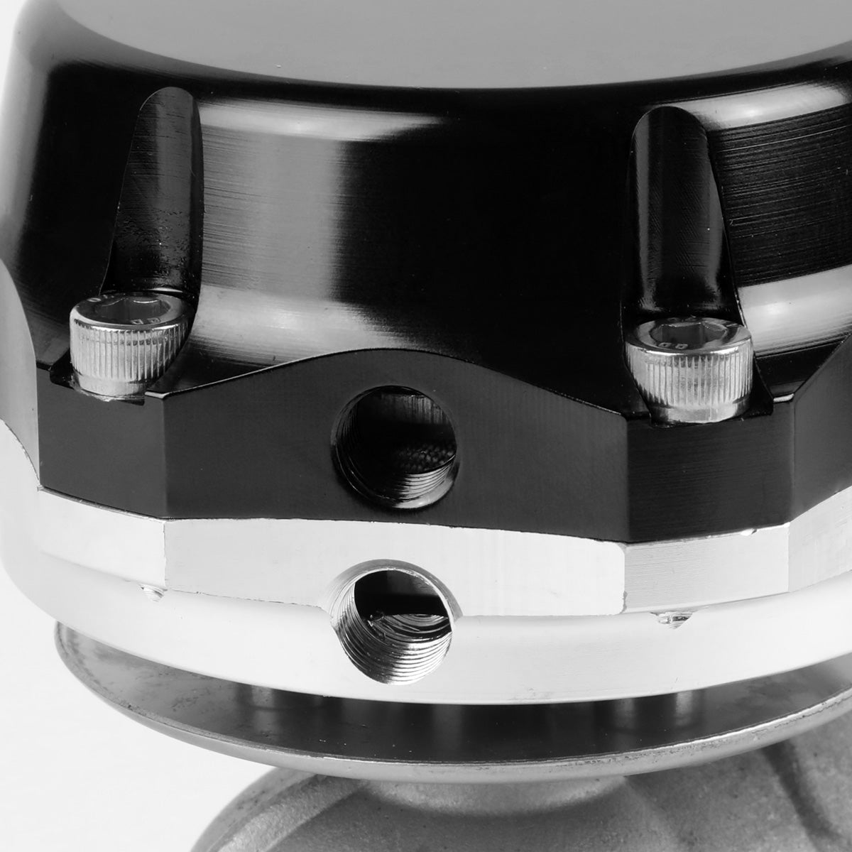 VALVULA DE ALIVIO WASTEGATE - 38MM - CAST STEEL - SHORTY - 7PSI / 13PSI - BLACK