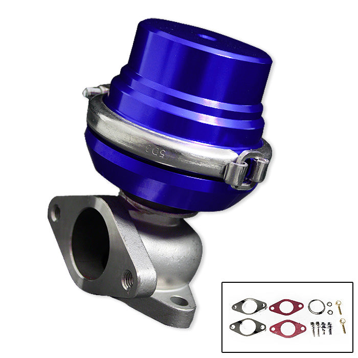 VALVULA DE ALIVIO WASTEGATE - 38MM - V-BAND - BLUE