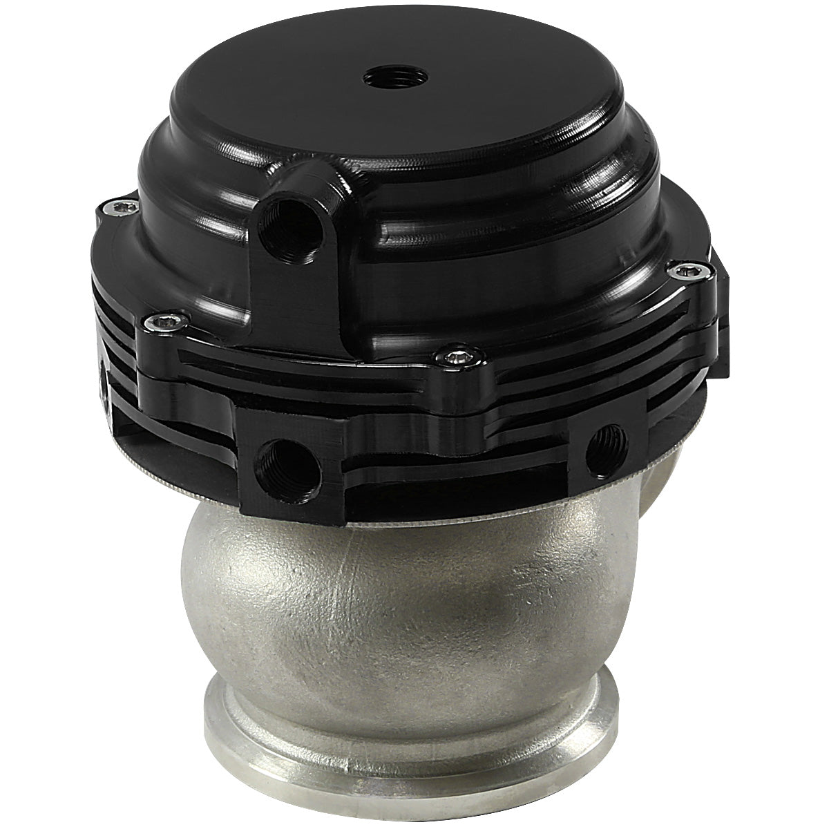 VALVULA DE ALIVIO WASTEGATE - 44MM V-BAND WATER COOLED - BLACK