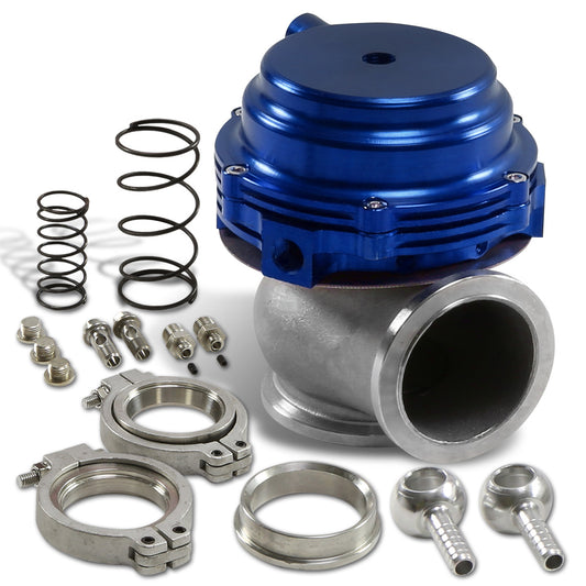 VALVULA DE ALIVIO WASTEGATE - 44MM V-BAND WATER COOLED - BLUE