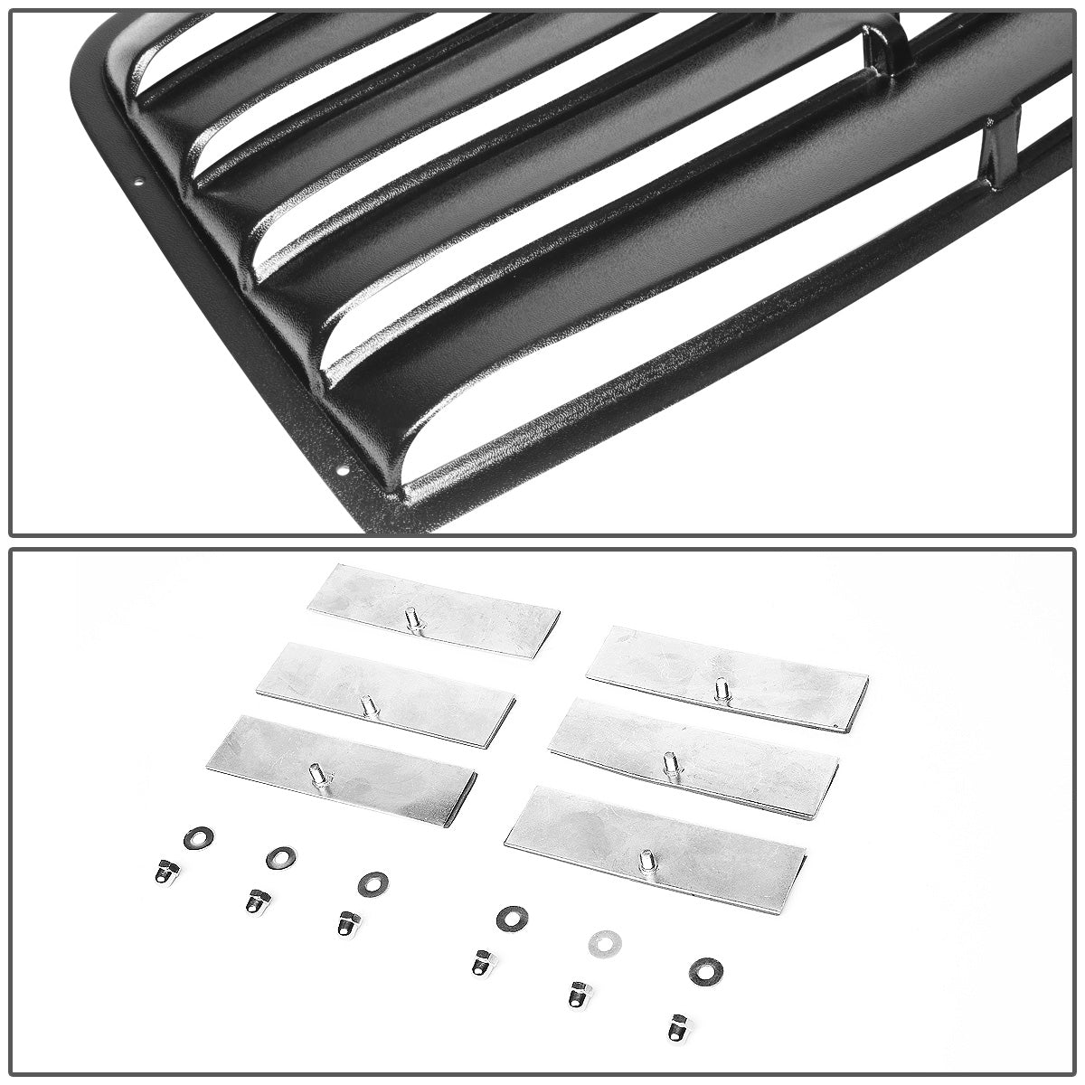 PERSIANA TRASERA REAR WINDOW LOUVER - 08-19 DODGE CHALLENGER - 1PC - BLACK