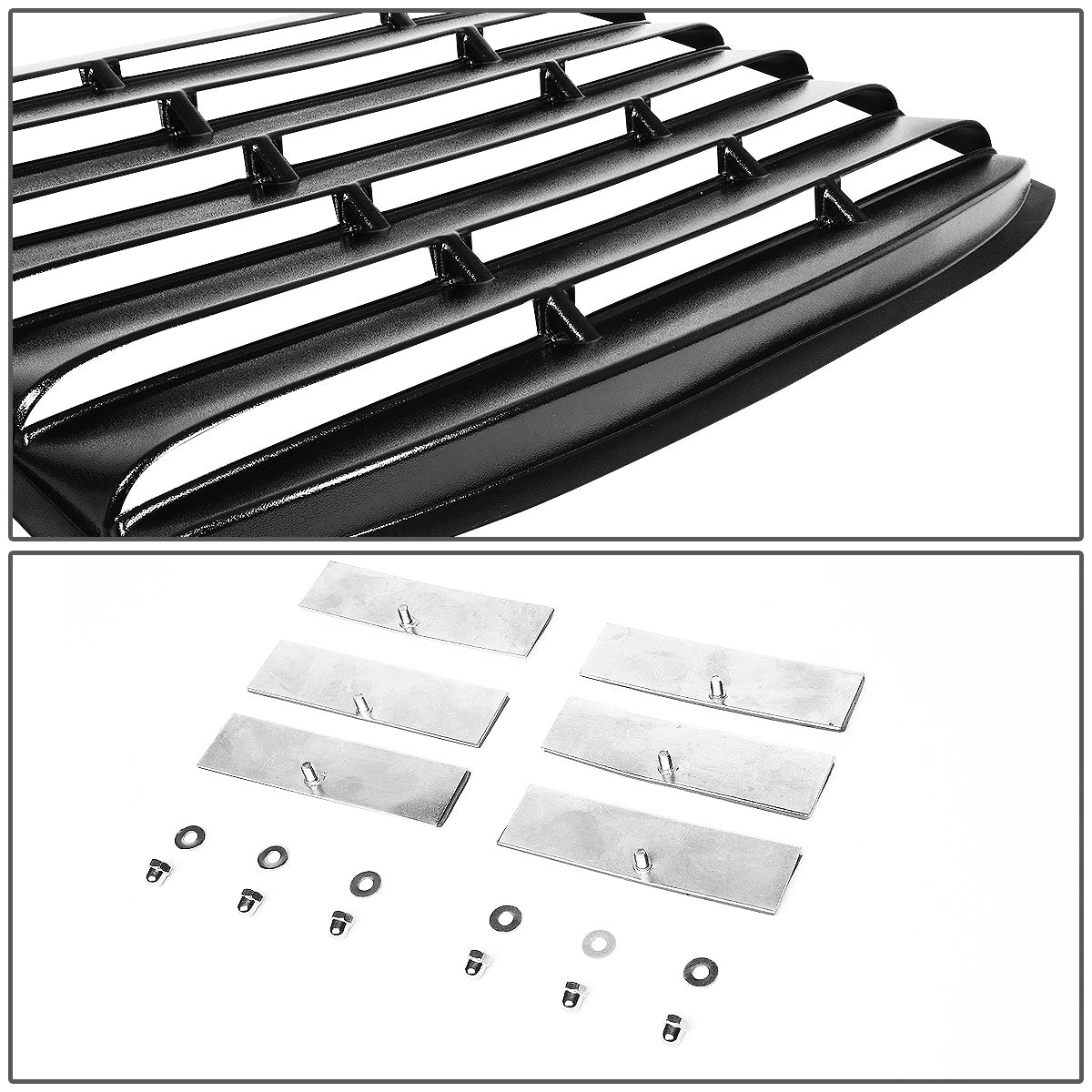 PERSIANA TRASERA REAR WINDOW LOUVER - 06-10 DODGE CHARGER - 1PC - BLACK