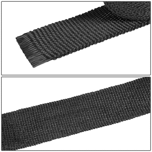 PROTECTOR HEADERS EXHAUST HEAT WRAP - TYPE-1 - 30 FEET - 2" X 30'  - BLACK - 5 ZIP