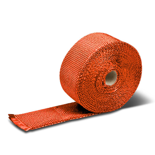 PROTECTOR HEADERS EXHAUST HEAT WRAP - TYPE-1 - 7.5M - 2" X 1/16" X 25' - ORANGE