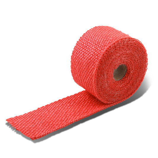 PROTECTOR HEADERS EXHAUST HEAT WRAP - TYPE-1 - 15 FEET - 2" X 1/16" X 15' - RED