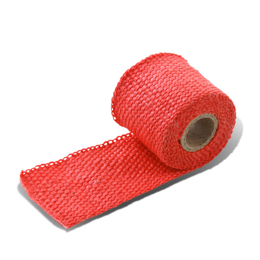 PROTECTOR HEADERS EXHAUST HEAT WRAP - TYPE-1 - 5 FEET - 2" X 1/16" X 5' - RED