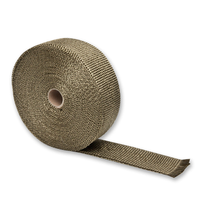 PROTECTOR HEADERS EXHAUST HEAT WRAP - TITANIUM - 10M - 2" X 1/16" X 32' - TITANIUM