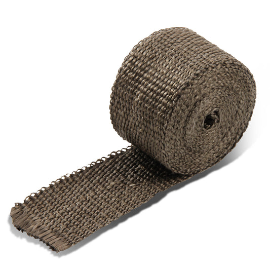 PROTECTOR HEADERS EXHAUST HEAT WRAP - TITANIUM - 15 FEET - 2" X 1/16" X 15' - TITANIUM