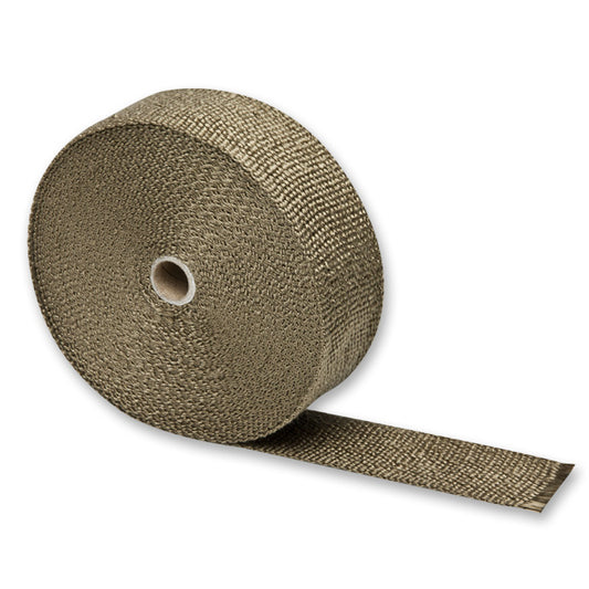 PROTECTOR HEADERS EXHAUST HEAT WRAP - TITANIUM - 15M - 2" X 1/16" X 50' - TITANIUM