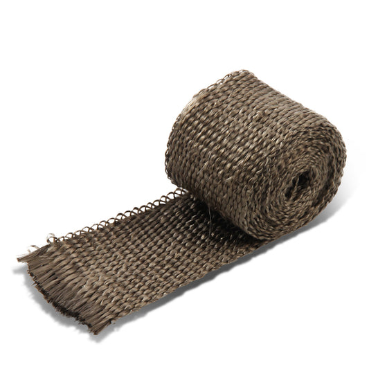 PROTECTOR HEADERS EXHAUST HEAT WRAP - TITANIUM - 5 FEET - 2" X 1/16" X 5' - TITANIUM