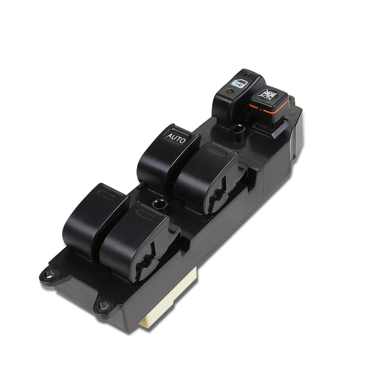 INTERRUPTOR ELEVADOR ELECTRICO 1998 TOYOTA 4RUNNER / 98-99 TOYOTA AVALON / 97-01 TOYOTA CAMRY / 98-02 TOYOTA COROLLA / 00-05 TOYOTA ECHO / 98-02 CHEVY PRIZM - DRIVER SIDE - BLACK