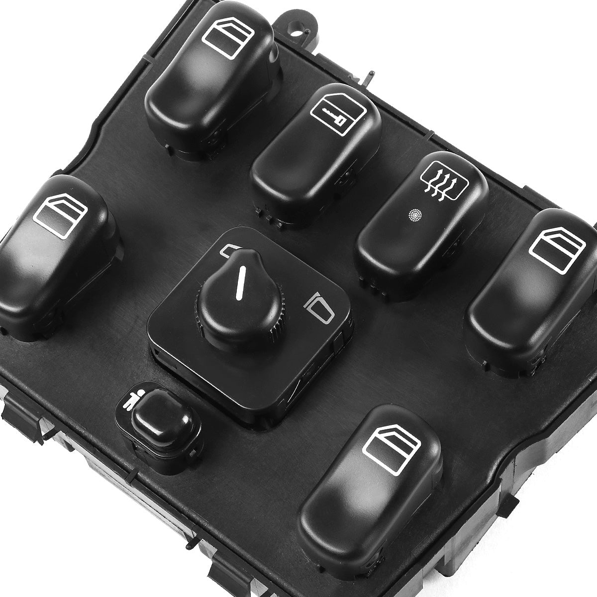 INTERRUPTOR ELEVADOR ELECTRICO 98-03 MERCEDES-BENZ ML320 / 99-01 MERCEDES-BENZ ML430 / 02-03 MERCEDES-BENZ ML500, ML55 - FRONT CENTER - BLACK