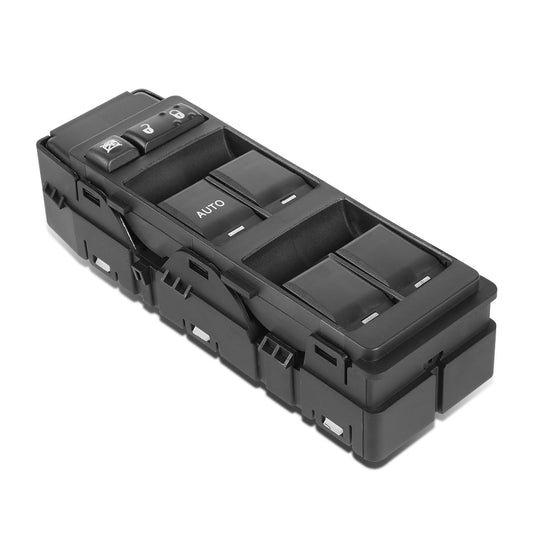 INTERRUPTOR ELEVADOR ELECTRICO 2013 CHRYSLER 200 / 09-10 CHRYSLER 300 / 07-10 CHRYSLER SEBRING, DODGE CHARGER, DODGE DAKOTA / 08-14 DODGE AVENGER / 07-08 DODGE MAGNUM / 13-17 JEEP COMPASS, JEEP PATRIOT / 07-09 MITSUBISHI RAIDER - DRIVER SIDE - BLACK