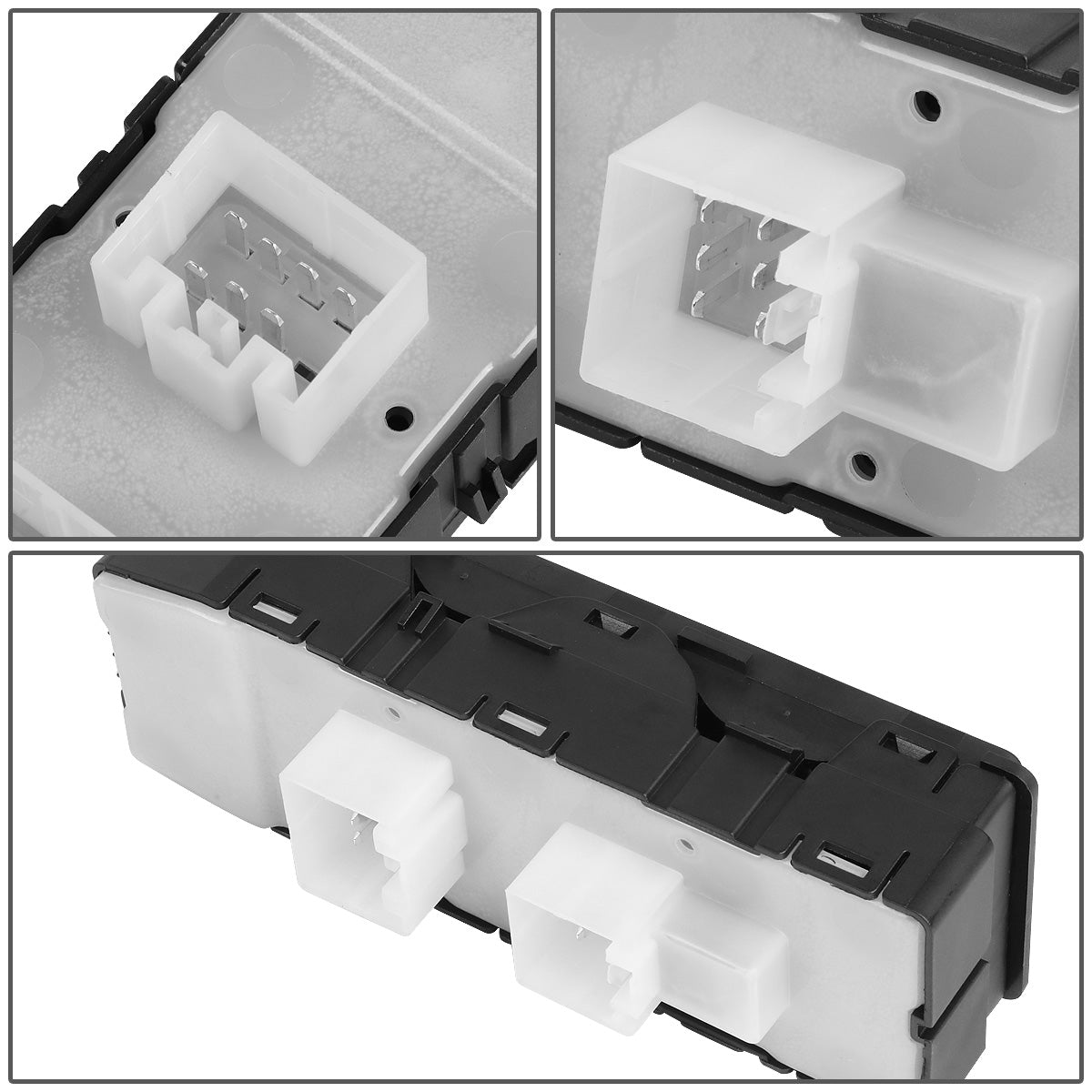 INTERRUPTOR ELEVADOR ELECTRICO 2013 CHRYSLER 200 / 09-10 CHRYSLER 300 / 07-10 CHRYSLER SEBRING, DODGE CHARGER, DODGE DAKOTA / 08-14 DODGE AVENGER / 07-08 DODGE MAGNUM / 13-17 JEEP COMPASS, JEEP PATRIOT / 07-09 MITSUBISHI RAIDER - DRIVER SIDE - BLACK