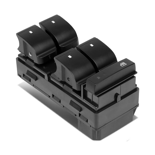 INTERRUPTOR ELEVADOR ELECTRICO 08-11 CHEVY HHR / 07-13 CHEVY SILVERADO 1500, GMC SIERRA 1500 / 07-14 CHEVY SILVERADO 2500, 3500, GMC SIERRA 2500, 3500 - FITS 4-DR MODELS - DRIVER SIDE - BLACK