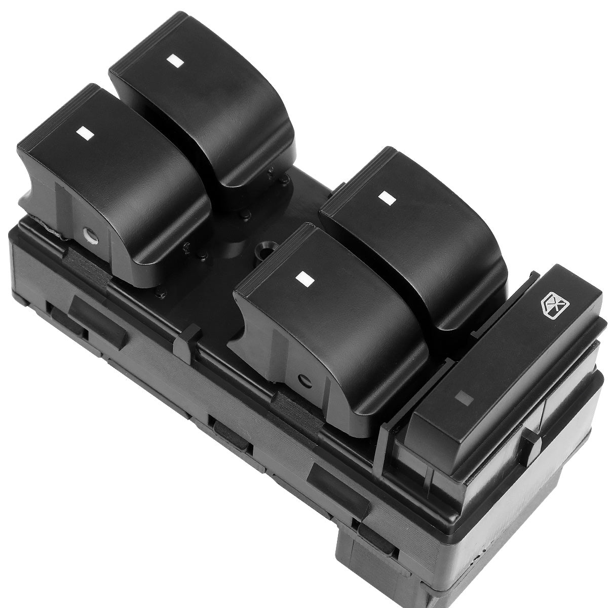 INTERRUPTOR ELEVADOR ELECTRICO 08-11 CHEVY HHR / 07-13 CHEVY SILVERADO 1500, GMC SIERRA 1500 / 07-14 CHEVY SILVERADO 2500, 3500, GMC SIERRA 2500, 3500 - FITS 4-DR MODELS - DRIVER SIDE - BLACK