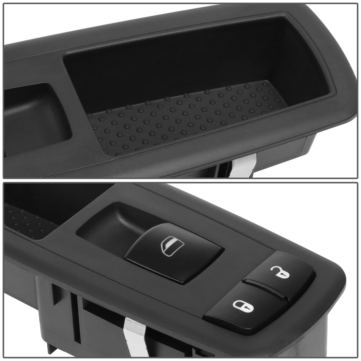 INTERRUPTOR ELEVADOR ELECTRICO 08-12 CHRYSLER TOWN & COUNTRY / 10-12 DODGE GRAND CARAVAN / 09-10 DODGE JOURNEY / 07-11 DODGE NITRO / 08-12 JEEP LIBERTY / 2012 RAM C/V - PASSENGER SIDE - BLACK