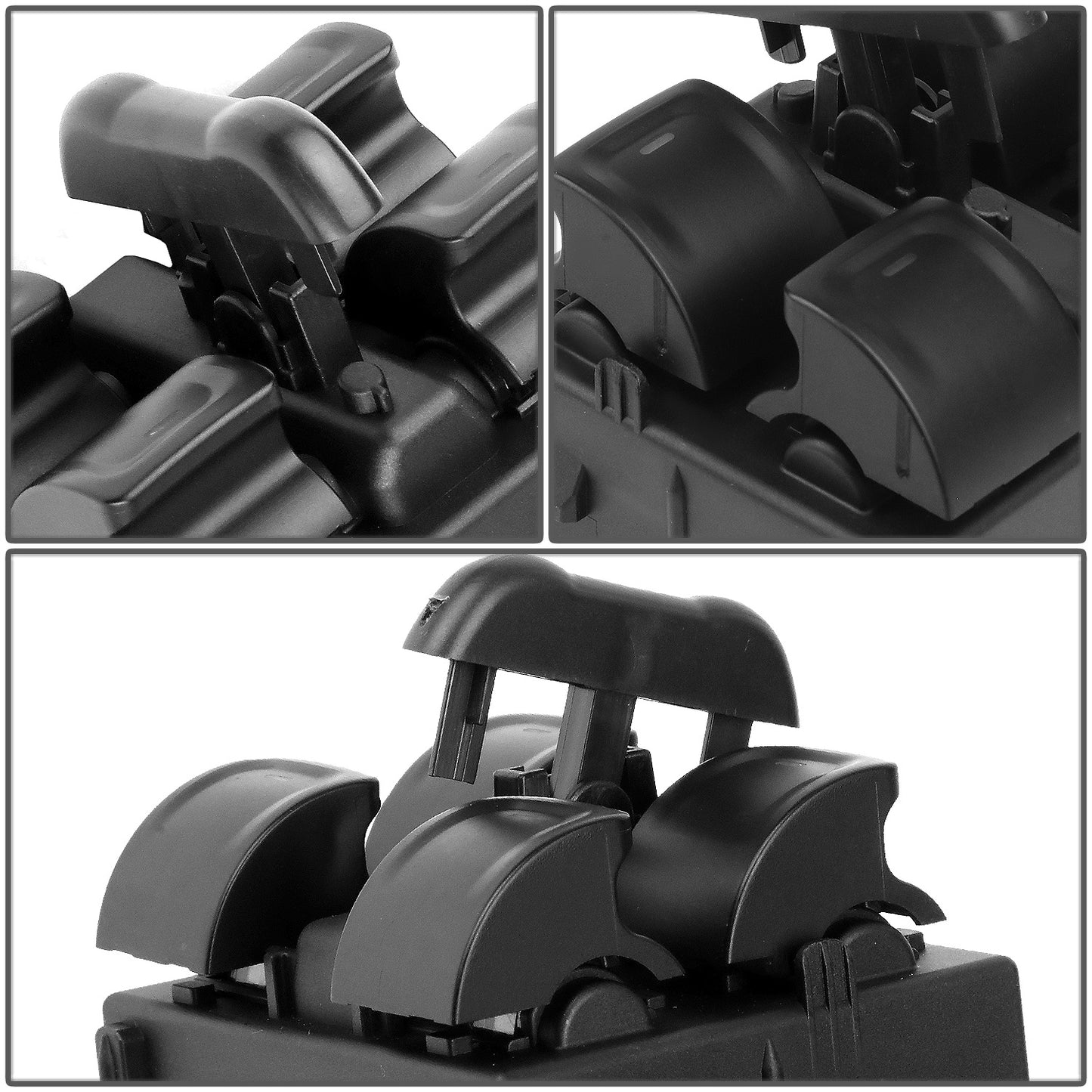 INTERRUPTOR ELEVADOR ELECTRICO 11-17 JEEP WRANGLER UNLIMITED / 2018 JEEP WRANGLER JK UNLIMITED - BLACK