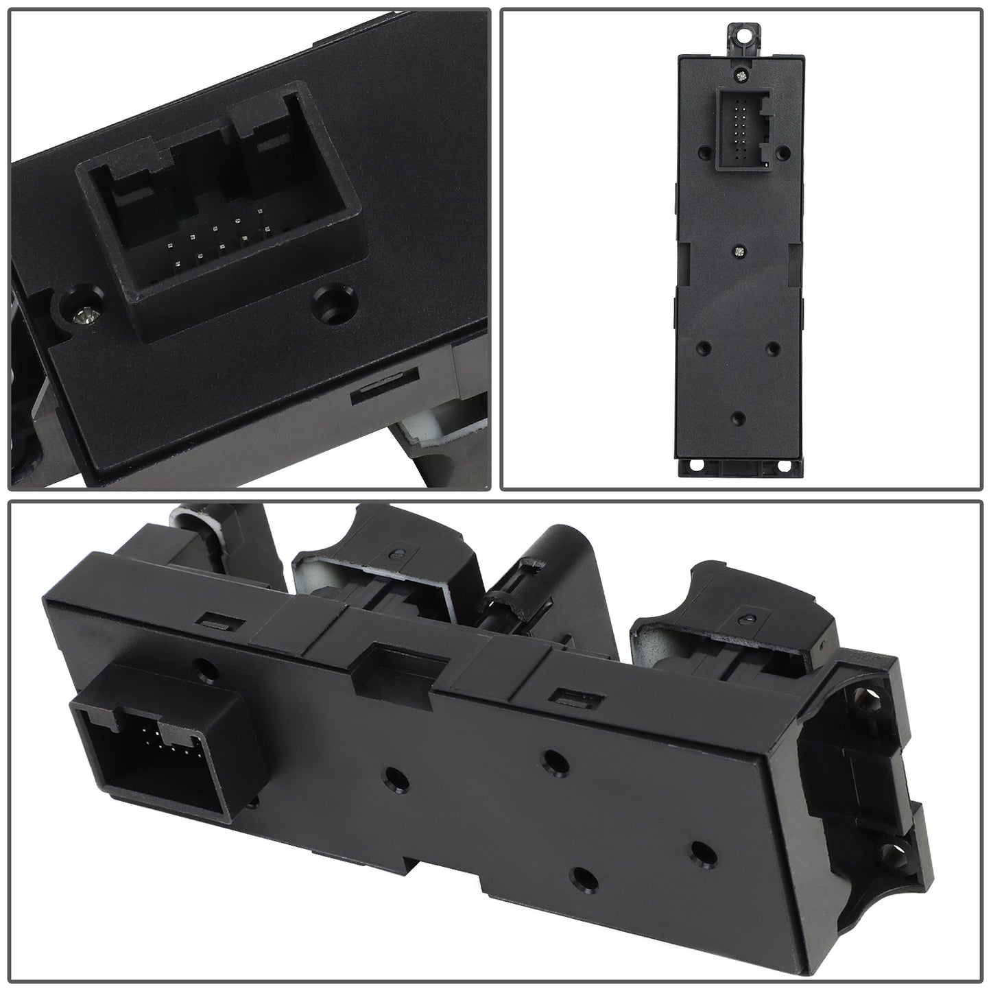 INTERRUPTOR ELEVADOR ELECTRICO 2005 VOLKSWAGEN BORA / 11-15 VOLKSWAGEN CLASICO / 2010 VOLKSWAGEN GLI / 99-10 VOLKSWAGEN JETTA / 07-09 VOLKSWAGEN JETTA CITY / 99-05 VOLKSWAGEN PASSAT - FITS 4-DR MODELS - DRIVER SIDE - BLACK