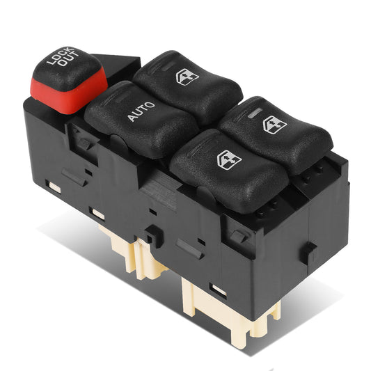 INTERRUPTOR ELEVADOR ELECTRICO 04-05 CHEVY CLASSIC / 97-03 CHEVY MALIBU / 97-99 OLDSMOBILE CUTLASS - FITS SEDAN MODELS ONLY - DRIVER SIDE - BLACK