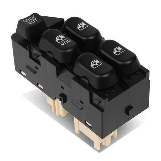 INTERRUPTOR ELEVADOR ELECTRICO 95-99 CHEVY CAVALIER / 95-01 CHEVY LUMINA - FITS SEDAN MODELS ONLY - DRIVER SIDE - BLACK