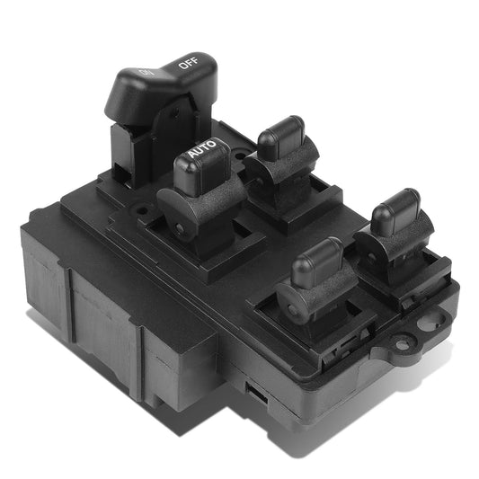 INTERRUPTOR ELEVADOR ELECTRICO 94-97 HONDA ACCORD - FITS SEDAN/ WAGON MODELS ONLY - DRIVER SIDE - BLACK