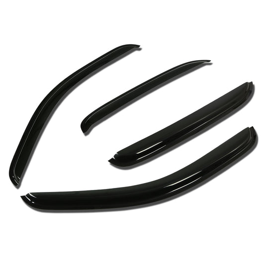 PROTECTOR DE VENTANA WINDOW VISORS - 07-13 GMC SIERRA 1500, SIERRA 2500, SIERRA 3500, CHEVY SILVERADO 1500, SILVERADO 2500, SILVERADO 3500, YUKON XL 1500, 2500, CHEVY SUBURBAN 2500 / 07-13 CHEVY AVALANCHE - 4PCS - DARK SMOKE