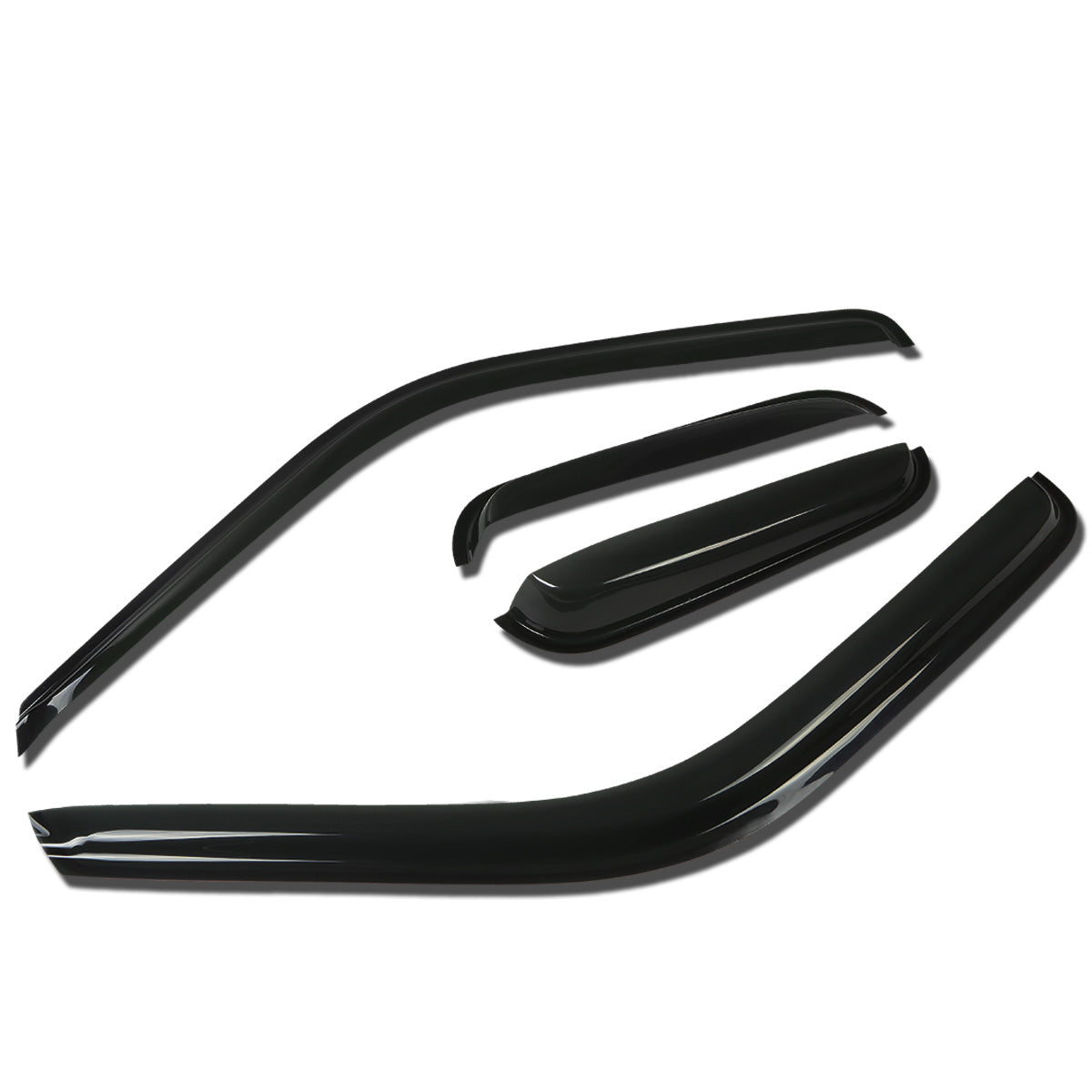 PROTECTOR DE VENTANA WINDOW VISORS - 88-99 CHEVY, GMC C1500, C2500, C3500, K1500, K2500, K3500 - 4PCS - EXTENDED CAB - DARK SMOKE