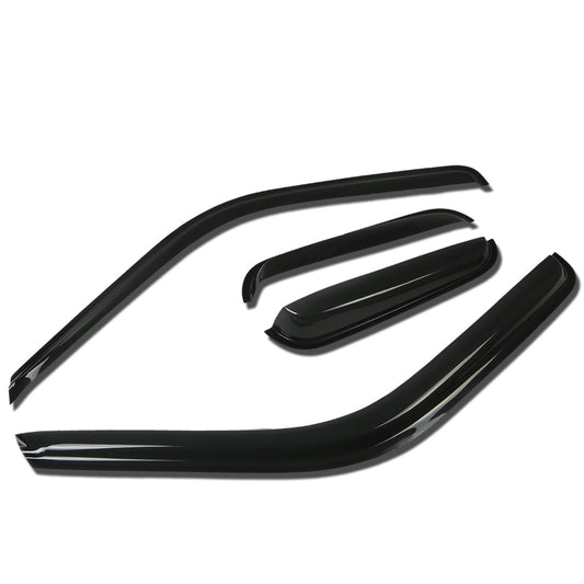 PROTECTOR DE VENTANA WINDOW VISORS - 88-99 CHEVY, GMC C1500, C2500, C3500, K1500, K2500, K3500 - 4PCS - EXTENDED CAB - DARK SMOKE